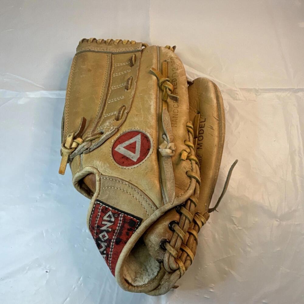 Diamond Pilot Snap-Action Baseball Glove Handcrafted Leather RHT Tan Vintage
